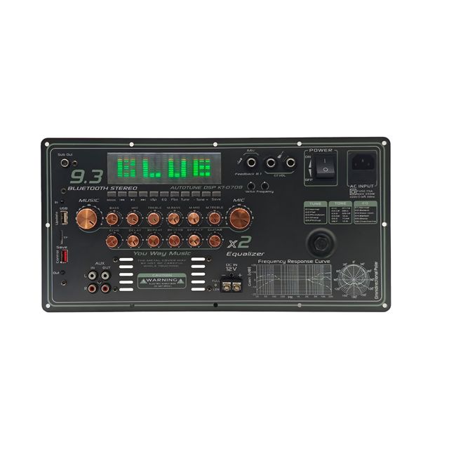 5.0 Audio Amplifier Board 2.1 Channel Stereo Power Amplifier Module for 2 Speakers Subwoofer Class D Amplifier Board