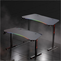 Escritorio de Juego Eléctrico Ecológico Personalizable por el Fabricante, Escritorio de Altura Ajustable con Motor Simple o Doble, Mesa para Oficina en Casa