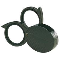Loupe de poche pliable BIJIA 10x en plastique noir, outil optique portable pour bijoux en diamant, personnalisable OEM