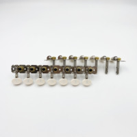 Professional Manufacturer 4 Unit Double Hole Small Round Head Steel Pillar 8 String Mandolin Tuning Pegs