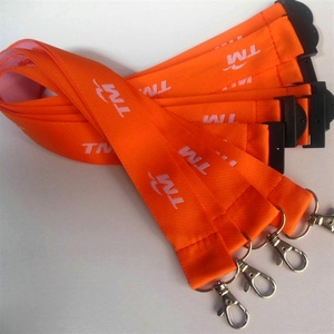 Custom Heat Transfer Printed <b>Polyester</b> <b>Lanyard</b> for ID Badge Work Card Exhibition Conference Name With Metal Hook - Product Image 1
