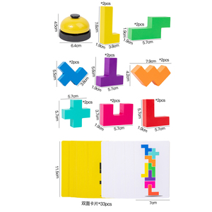 TETRA Tower เกมสแต็คบอร์ด<span class=keywords><strong>2</strong></span>ผู้เล่นเกมครอบครัวบล็อกอาคารของเล่นเกมสมดุลสำหรับเด็กและผู้ใหญ่ - Product Image 3