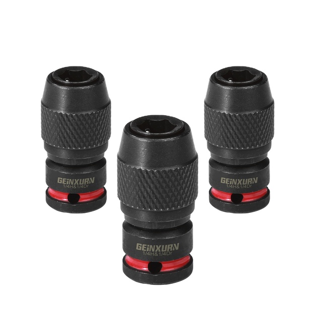 Industrial Grade Quick-Change Impact Wrench Adapter Set 1/2\" 3/8\" 1/4\" Drive Sizes Chrome Molybdenum Steel OEM ODM Supported