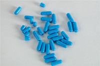 Capsule de gélatine bovine de haute qualité, prix bas, vente chaude, bleu, bon prix, 0 #   00 # 1 #