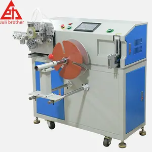 Fully automatic copper cable wire measuring cutting binding tying spool coil winding machine wire wind machine