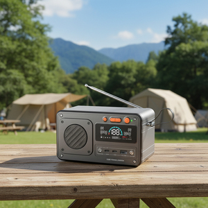 MIQ Emergency Japan Outdoor 192Wh Solar Energy Lifepo4 Battery 200w Dc FM Portable <b>Power</b> Station for <b>Camping</b> Home Backup - Product Image 2