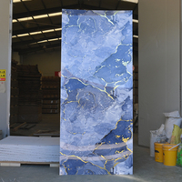 Panel de Lámina de PVC con Diseño Floral Moderno y Acabado UV para Sala de Estar, Precio de Fábrica en China, Gran Venta