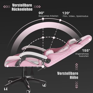Silla reclinable para <span class=keywords><strong>videojuegos</strong></span> ALINUNU, <span class=keywords><strong>precio</strong></span> al por mayor, con reposacabezas y soporte lumbar - Product Image 4