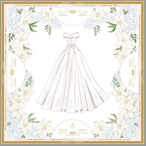 Tessere di Mahjong in Acrilico con Motivo Floreale e Abito da Sposa, <span class=keywords><strong>Gioco</strong></span> Artistico Americano per Passatempi, Regalo a Tema Matrimonio - Product Image 5