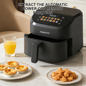 Appareil de cuisine Sokany, four multifonction 8 litres, commande tactile intelligente, style rétro, friteuse à air chaud - Product Image 4