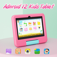 Tablet Anak 7 Inci 1024x600 Android Quad Core 2GB 32GB Perangkat Edukasi Pembelajaran WiFi Permainan Puzzle