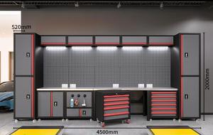 2025 nhiệm vụ nặng nề nhà để xe đồ nội thất hội thảo bàn làm việc nhà để xe đơn vị thép công cụ lưu trữ tủ lớn kết hợp công cụ tủ - Product Image 6