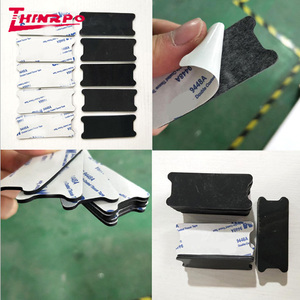 Protector de Muebles y Sillas, Tapete Adhesivo de Silicona Negra para Mesa de Vidrio, Protector de Patas Antideslizante de Silicona - Product Image 2