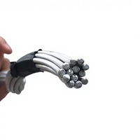 Raccord préformé en tige plate d'aluminium pour lignes électriques aériennes, connexion hélicoïdale formée