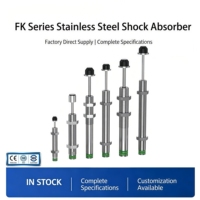Amortisseur de pression d'huile hydraulique FK en acier inoxydable 304, absorption des chocs et réduction du bruit, adapté aux manipulateurs
