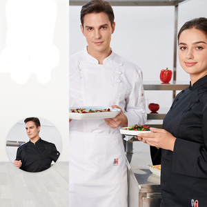 Pasticceria Hotel <span class=keywords><strong>Chef</strong></span> abito autunno e inverno Hotel cucina ristorante manica lunga <span class=keywords><strong>abiti</strong></span> <span class=keywords><strong>da</strong></span> <span class=keywords><strong>lavoro</strong></span> <span class=keywords><strong>Chef</strong></span> - Product Image 1