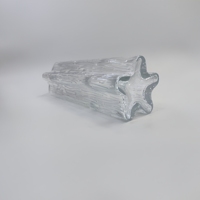 Carafe en verre transparent gaufré épais de style minimaliste moderne européen pour whisky, brandy, bourbon