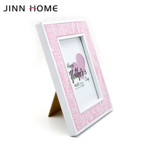 Cadre photo 4x6 cadres photo en bois blanc rustique en détresse avec verre haute définition pour affichage de table - Product Image 2