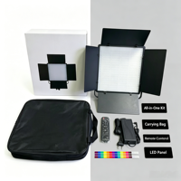 Lumière vidéo LED 660 PRO professionnelle RGB 40W, panneau dimmable pour studio photo, éclairage pour diffusion en direct et création de contenu