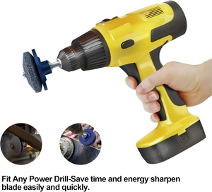 Paquete de 6 afiladores universales <span class=keywords><strong>para</strong></span> cuchillas de cortacésped, herramienta multiusos <span class=keywords><strong>para</strong></span> cualquier <span class=keywords><strong>taladro</strong></span> eléctrico o manual, <span class=keywords><strong>piedra</strong></span> de <span class=keywords><strong>afilar</strong></span> <span class=keywords><strong>para</strong></span> herramientas de cortacésped - Product Image 5