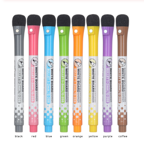 Pennarelli per Lavagna Magnetica Durevoli Non Tossici <span class=keywords><strong>Punta</strong></span> <span class=keywords><strong>Fine</strong></span> Cancellabili a Secco 8 Colori Glitterati - Product Image 1