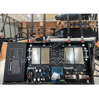Microphone sans fil à tube électronique haute fidélité M-9602 2 canaux, 9 préréglages EQ, réglage SQ à 6 niveaux avec écran TFT HD
