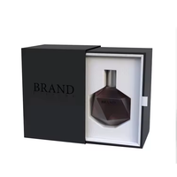 Profumo arabo con logo personalizzato, confezione regalo di lusso in cartone, flacone in vetro da 10ml/50ml, scatola regalo scorrevole in carta.