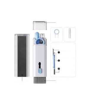 Outils de nettoyage pour clavier mécanique, brosses à poils doux, stylo de nettoyage, ensemble de nettoyage magique sept-en-un multifonction pour éliminer la poussière - Product Image 5