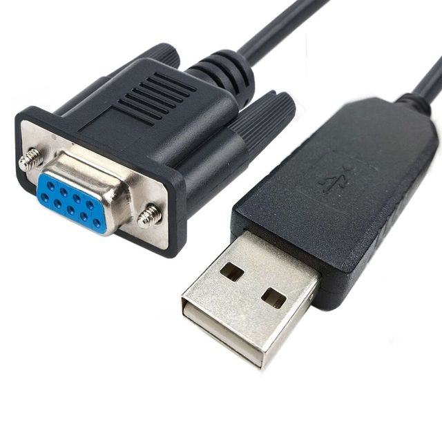 For TV Set-top Box Communication CP2102 USB RS232 Adapter Cable Null Modem Cable