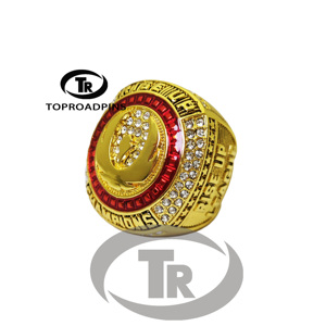 Nhà Sản Xuất Tùy Chỉnh Kinh Tế Chất Lượng Sang Trọng Tất Cả Các Thép Laser Khắc Thể Thao Màu Đen Tím Nhẫn Vô Địch - Product Image 2