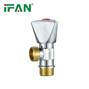 Válvula de ángulo de latón de alta calidad IFAN, válvula de parada de apertura lenta de 1/<span class=keywords><strong>2</strong></span> pulgadas para válvula de ángulo de inodoro de baño - Product Image 3