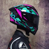 Profession elle Sicherheit Doppel linse Racing Motorrad helm Cross Country Voll gesichts helm Kapazität DOT Approved Casco Moto