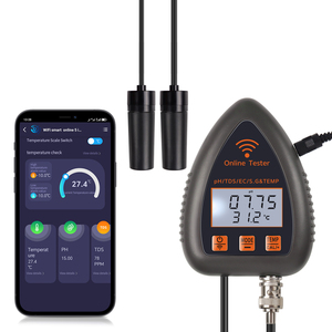 כניסות חדשות 5 ב 1 wifi חכם באינטרנט מים צג ph ec tds <span class=keywords><strong>s.g</strong></span> בודק חקלאות - Product Image 1