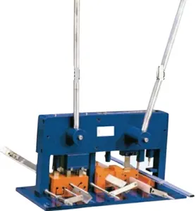 Manual machine for cutting blind headrail and bottomrail