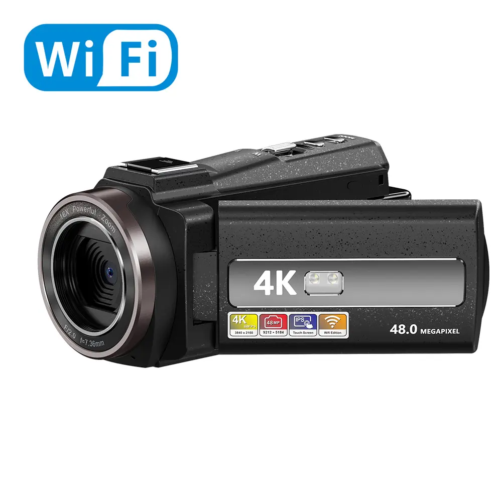 Handy Video Recording Camera Wifi Video Camera Mini Digital Camcorder Professional Recorder Camara De 4K HD Video Camera