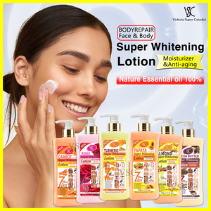 Crème VC-Gingembre la plus vendue - Lotion corporelle éclaircissante et hydratante à la carotte - Lotion à la papaye rafraîchissante et non grasse 500ml - Product Image 2