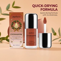 Private Label Make-up Flüssiger Lidschatten Burgunderrot Glitzernd Wasserfest Verwischungsfest Schnelltrocknend 3ml Augen-Make-up