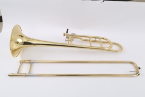 Instrumentos Musicales <span class=keywords><strong>de</strong></span> Latón, Trombón Tenor, Trombón Bajo Dorado - Product Image 3