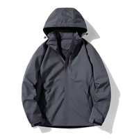 Vente directe d'usine, veste de randonnée imperméable et coupe-vent personnalisée, vêtements de sport respirants pour la montagne, le camping, veste longue à fermeture éclair