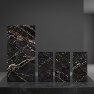 Azulejos de Porcelana Brillante con Efecto Mármol Marrón de 800x1600 mm para Interiores de Villas y Hoteles de Lujo - Product Image 5