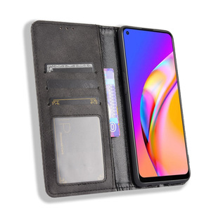 2023 nouvelle arrivée boucle magnétique commerciale rétro coque en cuir Vintage pour <span class=keywords><strong>OPPO</strong></span> <span class=keywords><strong>F19</strong></span> <span class=keywords><strong>Pro</strong></span> - Product Image 4