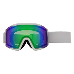 Soporte personalizado al por mayor medio borde diseño invierno Snowboard gafas nieve esquí gafas