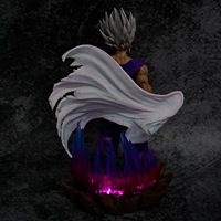 Statue en PVC de grande taille, modèle DBZ GK, Son Gohan aux cheveux blancs, luminescent, personnage d'anime, figurine d'action de collection