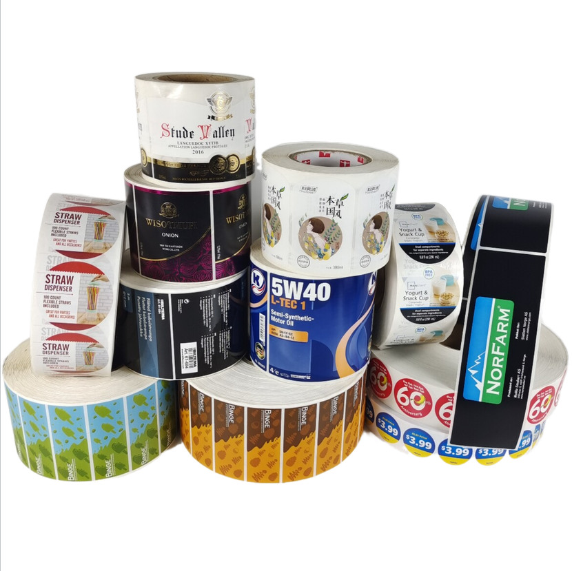 Custom Labels for Packaging of Supermarket Goods Private Label for Retail Packaging Label Sticker Packaging