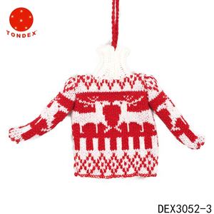 Boules de Noël colorées à suspendre, décorations de chandails, ornements de Noël - Product Image 3