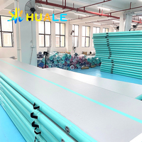 Tapis de gymnastique gonflable Air Track 3m 4m 5m 6m 8m 10m pour la gymnastique, le tumbling et le cheerleading, en PVC DWF Drop Stitch, pour la maison et l'entraînement, fabrication OEM