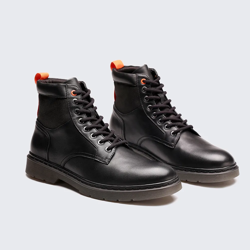 New Style Original Lace Up Leather Shoes Ankle Footwear Boots For Men