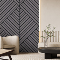 Paneles Acústicos de Fibra de Madera para Interiores, Ecológicos, Garantía de 5 Años, Diseño Moderno, Reducción de Ruido del 90% para Hoteles y Escuelas