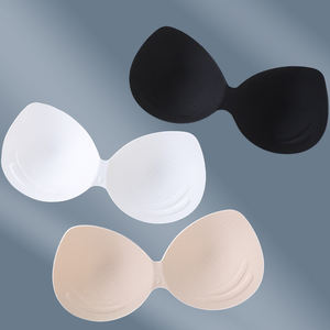 ウォータードロップ型コネクテッドカップフォームスポンジカップブラパッド在庫あり - Product Image 1