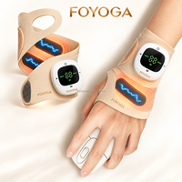 FOYOGA OEM ODM Marque Privée Masseur Chauffant à Impulsions EMS Portable pour Poignet, Genou, Coude, Bras, Jambe – Compresse Chaude – Vente en Gros